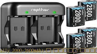 Rapthor 4X 2800mAh Rechargeable Battery Pack for Xbox One/Series Controller, High Power Battery Pac
