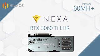 NEXA Mining - 3060 Ti Hashrate and Overclock - Hiveos