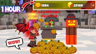 How To Get 1500 PUMPKINS Per HOUR in Skyblock?! Blockman Go