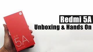 Xiaomi Redmi 5A Unboxing & Hands On