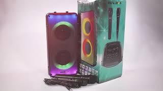 VS-355BT Vocal-Star Portable Bluetooth party 100W speaker with LED ring and full flame light Review