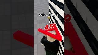 wallhop tutorial  #shorts #tower #troll wall hop, wall flick