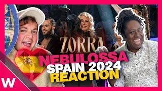  Nebulossa - "ZORRA"  REACTION to Live Performance | Eurovision Spain 2024