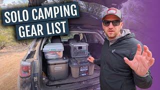 Everything I Pack For Solo Camping From The Car!