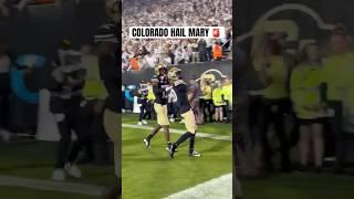 Endzone angle of Shedeur's hail mary to LaJohntay Wester  (via @CUBuffsFootball)