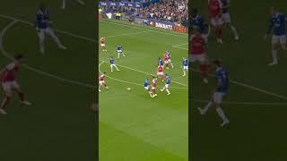 Ben White's tracking back interception against Everton