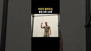 미군이 알려주는 턱걸이 10회 성공하는 법!