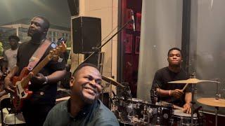 Part 2:Best hi life jam session with the Afro band ft JAMES MIREKU||EMMA ON BASS||Groove