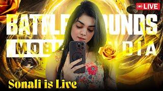 BGMI NEW SEASON RANK PUSH WITH SONALI   || BGMI LIVE | #Gaming #girlgamerlive #bgmi #teamcode