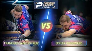 FRANCISCO SANCHEZ-RUIZ  VS  SKYLER WOODWARD | 2024 PREMIER LEAGUE POOL #billiards  #highlights