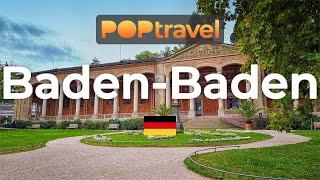 Walking in BADEN-BADEN / Germany - Autumn Tour - 4K 60fps (UHD)