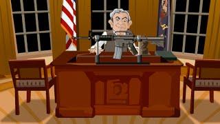 "President" Bush Shoot-Out & Royal Rampage (Flash Games) - Full Games HD Walkthrough - No Commentary