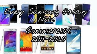 Every Samsung Galaxy Note Commercial| 2011-2020|