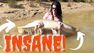 Prehistoric MASSIVE Alligator Gar CHAOS. She Went OVERBOARD!! (Almost Twice...)