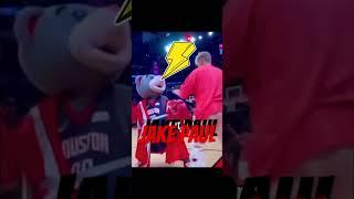 Jake Paul Fights A Mascot !!￼ #jakepaul #shorts #shot #shotsviral