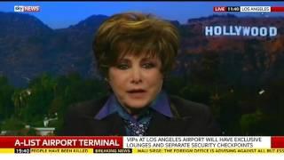 LAX Has a New VIP Terminal - Jeanne Wolf on Sky News