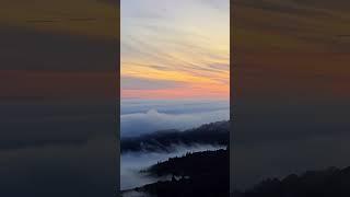 Sunset Above The Clouds at Mount Tamalpais California #highlights