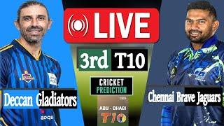 Abu Dhabi T10 2024 | Deccan Gladiators vs Chennai Brave Jaguars Live Scores | টি টেন লিগ ২০২৪