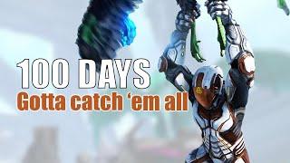 Ark 100 Days...taming all 150 dinos (The Movie)