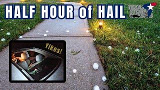 Half Hour of Hail Storm Video! Texas Storm Chasers