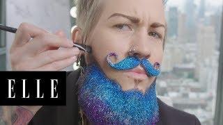 Watch Drag King Spikey Van Dykey's AMAZING Transformation | ELLE