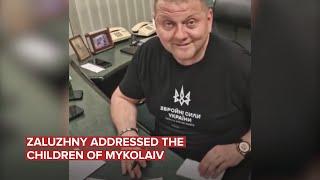 Zaluzhny addressed the children of Mykolaiv