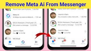 How to Remove Meta Ai From Messenger 2024 | Remove Messenger Meta Ai Chat |Messenger Meta Ai Remove