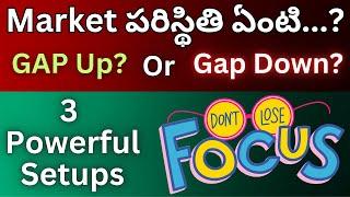 Want to Know What's Coming Next in Markets? Gap UP? Or Gap Down? 3 Powerful Setups