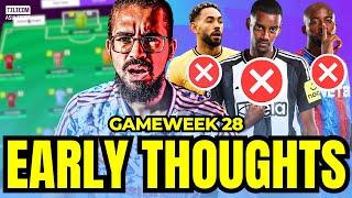 INJURY HEADACHE  | FPL GW28 EARLY TEAM THOUGHTS | GAMEWEEK 28 | Fantasy Premier League Tips 2024/25