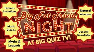 Pub Quiz: Myths & Legends, Music Videos, Inventions, Natural Wonders, General Knowledge