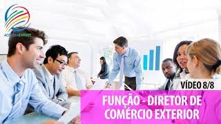 PROFISSÃO DIRETOR DE COMÉRCIO EXTERIOR - VÍDEO 8/8