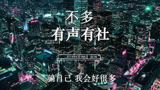 不多 - 有声有社   『爱的太多 仍旧不舍 才难过。』【動態歌詞Lyrics/pinyinlyrics】