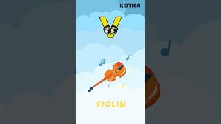 Alphabet Of The Day - V  #alphabets #animation #parenting #earlylearning #subscribenow #kidtica