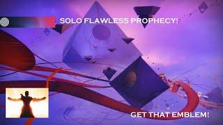 Solo Flawless Prophecy Dungeon Destiny 2!!