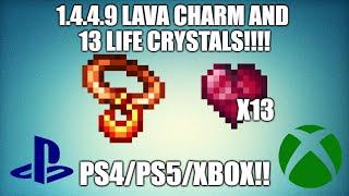 Terraria 1.4.4.9 Lava Charm And 13 Life Crystals Seed Playstation And Xbox!!