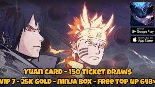 Rinne Ninpo Legends Private Server - VIP 7 - 25K Gold - 3 ninja Gift Box - Free Top up 648¥