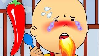 Caillou e a Comida Picante | Caillou em Português - WildBrain