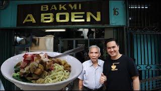 BAKMI LEGENDARIS DI GANG KELINCI PASAR BARU, BAKMI ABOEN