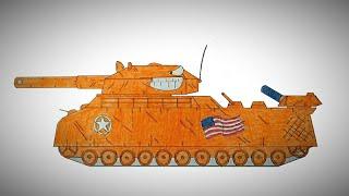 Как нарисовать танк ратте || How to draw a ratte tank?