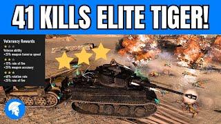 41 Killes Elite (3 Stars!) Tiger! - 4vs4 - Afrikakorps - Company of Heroes 3