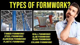 Shuttering in construction || Types of formwork | Timber, steel, plastic...| civilogy