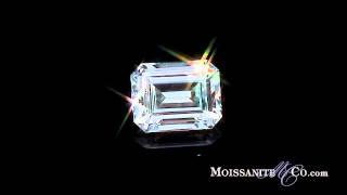 Emerald cut "Forever Brilliant" Moissanite - MoissaniteCo.com