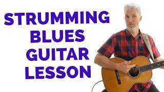 Strumming Blues Guitar Tutorial in E