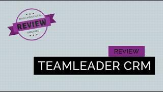 REVIEW  Teamleader CRM (2020)