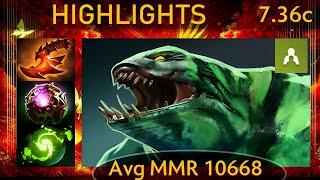 ⭐ 7.36c Tidehunter |KDA - 31 KP - 78%| Offlane Highlights - Dota 2 Top MMR