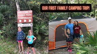 Our First Family Camping Trip | Kathryn Abbey Hanna Park and Campground #HannaPark