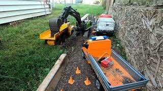 RC Construction-Road Starting a road Section #roadwork #rcexcavator #rcconstruction