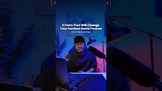 What’s your favorite font? #contentcreator #videoeditor