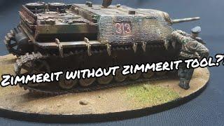 15. Jagdpanzer IV Ausf F 1/35 with zimmerit (without zimmerit tool)