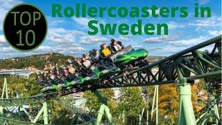 Top 10 rollercoasters in Sweden 2020